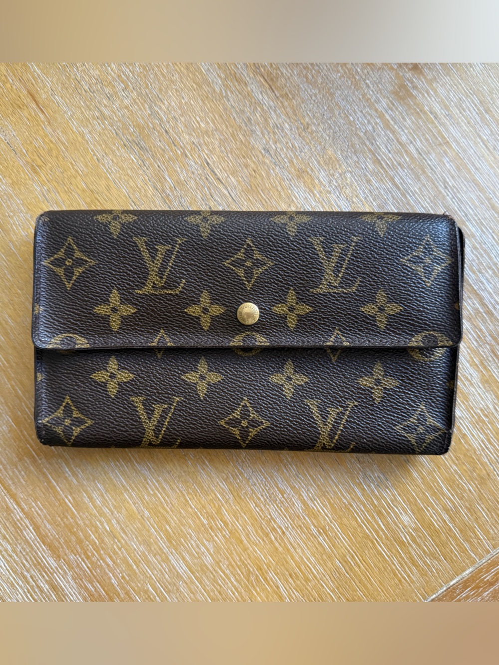 Vintage Louis Vuitton Monogram Porte Tresor International Wallet